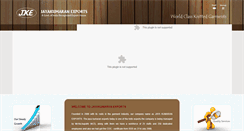 Desktop Screenshot of jayakumaranexports.com